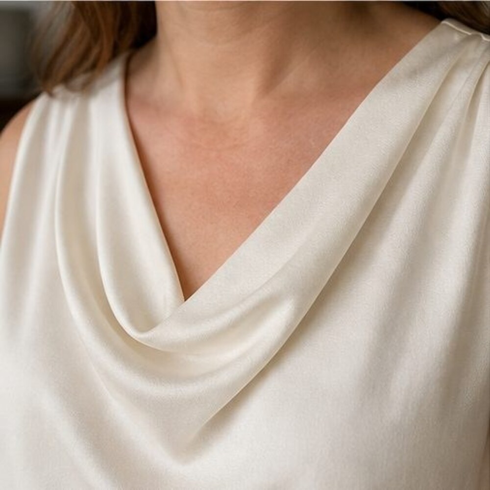 White Button Blouse - Picture 4 of 6